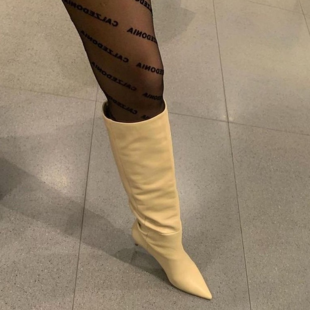 ✌🏽💟 HP 💟✌🏽𝗡𝗪𝗧 𝗭𝗮𝗿𝗮 • Leather Knee-High Boots - Picture 4 of 17